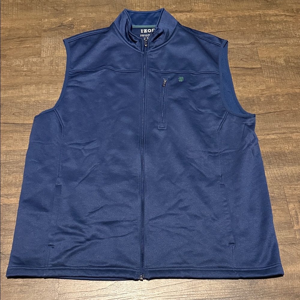 Izod Men's Navy Blue Vest